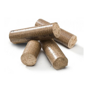 CF. 20 TRONCOS DE MADERA PRENSADA