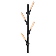 Percha metal negro 4 plazas cm19x18h63