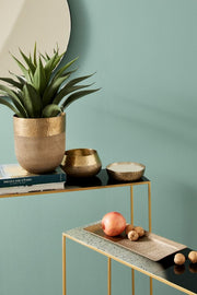 Set2 Bandeja Decorativa Hammel Rett Oro