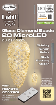 Piña CGB 15 Micro LED Ø9 x H19cm