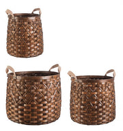 Set 3 Cesta 2M Lisette A Marrone