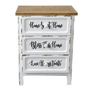 Cómoda Breslavia 3 cajones cm50x38xh70