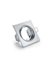 Foco Empotrable Cuadrado Jura 1xGU10 Cromo 8x8 cm Trio Lighting