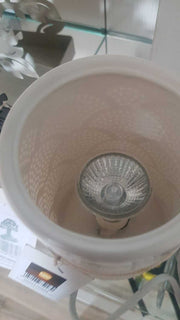 Quemador de esencias de cerámica búho con enchufe cmø9,5h13,5