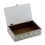 Caja de madera de colofonia natural rectangular cm24x16h7,5