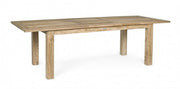 Mesa de exterior rectangular en madera de teca FSC cm 200 - 260x 100x h 78