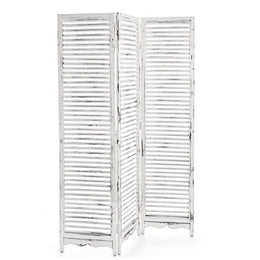 Silla de parantio 3 puertas de madera blanca lechosa 120 x 180 cm