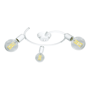 Plafón 3xE27 Blanco E-Energy Daniela Marco Pintado