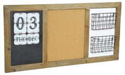 Calendario con pizarra + cestas h-4758 cm. 91.5 x 6h 46
