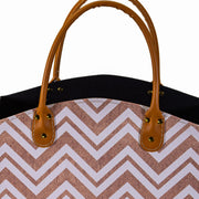 Revistero rectangular ecopiel marrón cm33,5x15,5h25,5