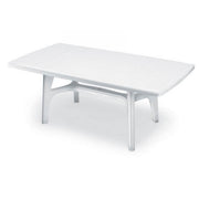 Mesa resina blanca 180x95 cm. PRESIDENTE 1800