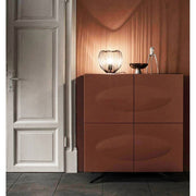 Lámpara de mesa de estilo moderno en negro h 25