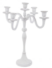 Candelabro Norah 5 Fuegos Blanco Alt.43