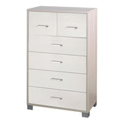 Sear Sear Beatter Six Drawes Olmo Bianco 70x41x H112 CM