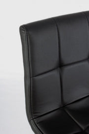 2x Taburete Bar Bruce Pu Negro