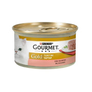 Pastelitos Gourmet Gold con salmón Purina 85 gramos