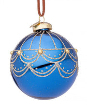 Lámpara de techo esférica azul brillante Micol D80