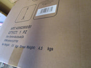 Perchero de pie de metal blanco cmø34h180