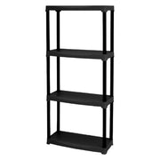 Estante de plástico 60 x 30 x h 133 cm - 4 estantes