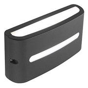 Aplique 10W Led 4000K poste linea grafito