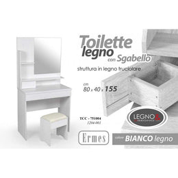 Inodoro blanco moderno con taburetes de portador