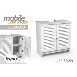 Móvil debajo del fregadero blanco Venetian White Shabby White 60 x 30 x 59 H CM