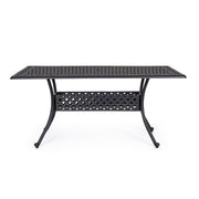 Mesa de exterior Ivrea rectangular antracita cm 90 x 160