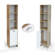 Columna de baño con puerta de ahorro de café 33 x 33 x 160 H CM CM