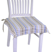 Cojín de silla en tela azul fuerza aérea de Londres cm40x40h4