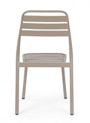 Silla exterior Lennie gris paloma