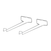 Metaltex - Juego de 2 barras bajo estante para vasos de 41 cm