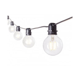 Cadena de luces exteriores Brillant 10 led transparente 8.4m