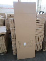 Estante de metal cepillado blanco Jessica 5p cm60x28h180 de ancho