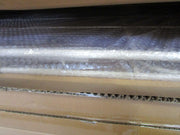 Estante de metal cepillado blanco Jessica 5p cm60x28h180 de ancho