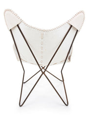 Sillón de metal marrón búfalo