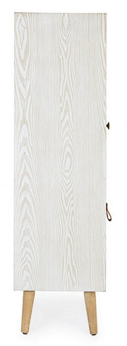 Mueble 1 Puerta 2 Cajones Eloise en madera natural cm 48x35x121h