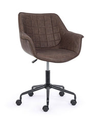 Sillón de oficina Joshua marrón