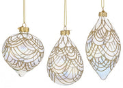 Lote de 12 prismas iridiscentes en forma de péndulo de 12x