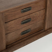 Mueble TV vintage Sherman 2 puertas 3 cajones