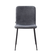 Silla Patrug en tela gris 83x56x43 cm