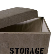 Caja de almacenaje en tejido Storage marrón