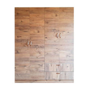 Armario con 4 puertas y 2 cajones de roble 120 x 41 x 170 cm