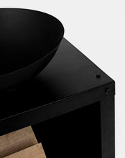 Brasero metal Efesto 38x38 cm