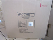 Farol rectangular metal blanco 1-2 cm24x16,3h43