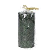 Vela de parafina verde cm ø7h15