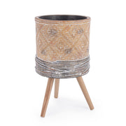 Florero Dakar Magnesia trípode 39h cm