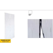 Mosquitera magnética con imanes para puerta en color blanco 120x240h cm