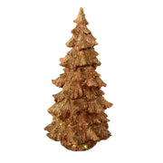 Árbol de resina brillo oro rosa cm ø24h46