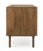 Mueble de TV de madera de 2 puertas de estilo vintage