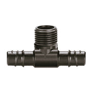 Racor de tres vías con rosca de 1-2